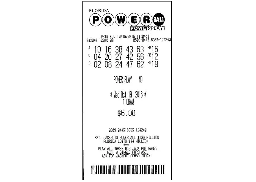 Powerball ticket Powerball ticket