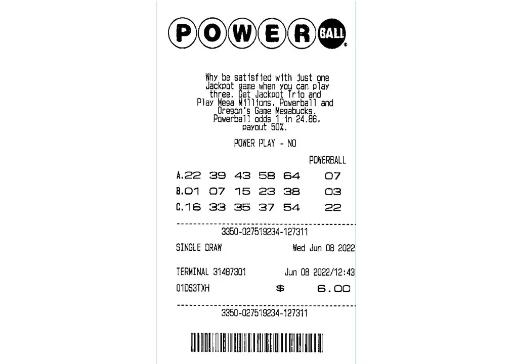 Powerball boleto Powerball boleto