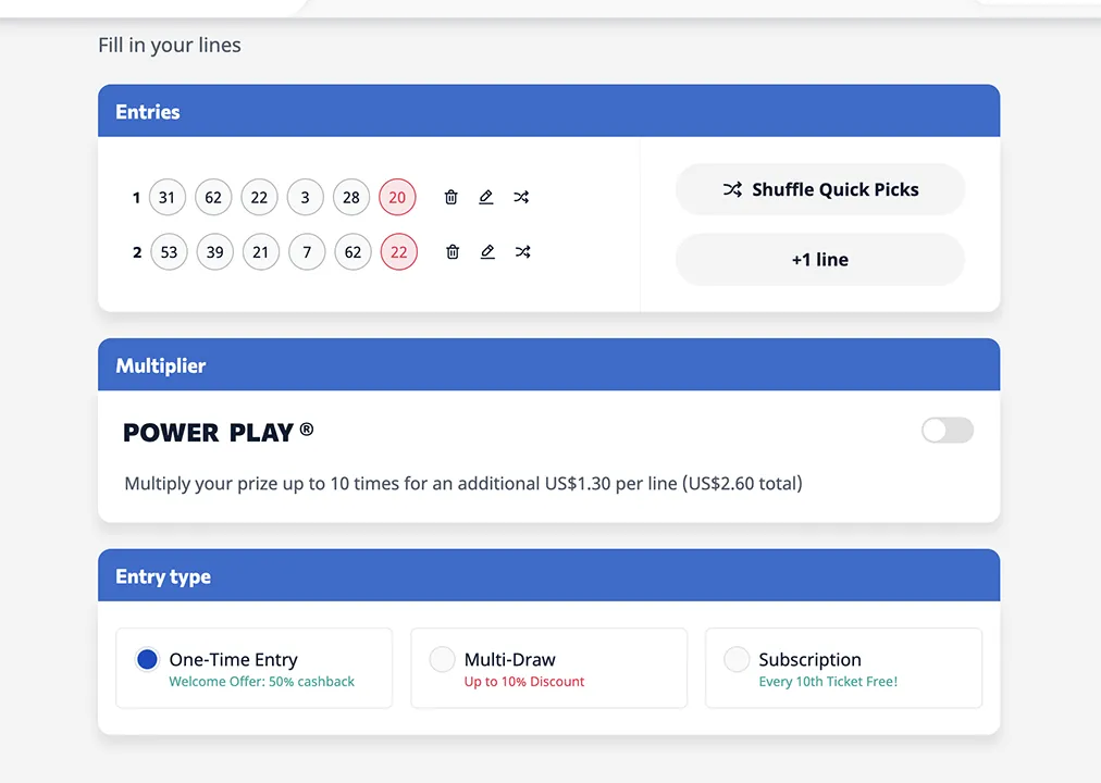 How to Use US Powerball Power Play Online How to Use US Powerball Power Play Online